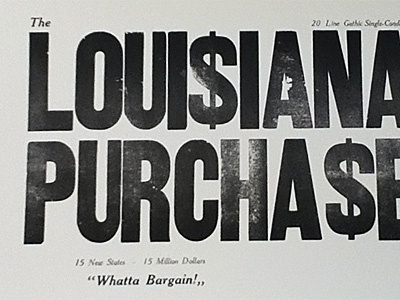 Louisiana Purchase: Whatta Bargain