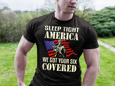 Sleep Tight America t-shirt design