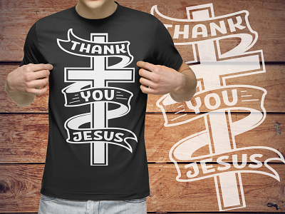 Thank you jesus t-shirt design