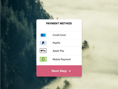 App Payment Module design figma flat ios ui ux
