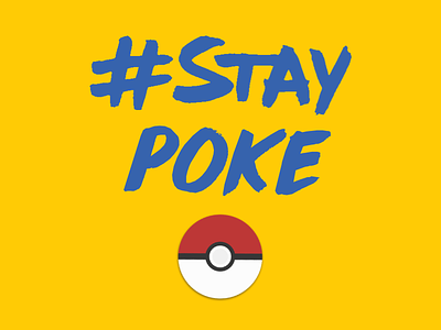 #staypoke hashtag nintendo pikachu poke pokemon pokemon go stay
