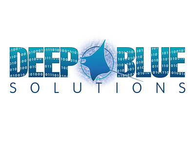 Deep Blue Solutions - Logo design