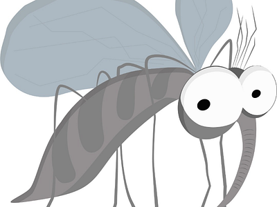 Insect branding graphic illustration web site