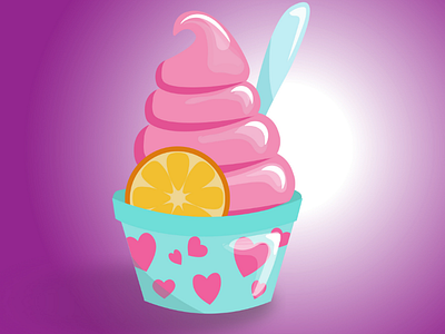 Delisious ice cream branding business card design figma graphic identity illustration logo photoshop web