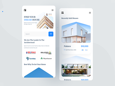 Real Estate - Responsive Ui agency landing page apartment app architecture branding dribbble hero image interface logo minimal product design property management property management design real estate real estate agent rental property uiux website