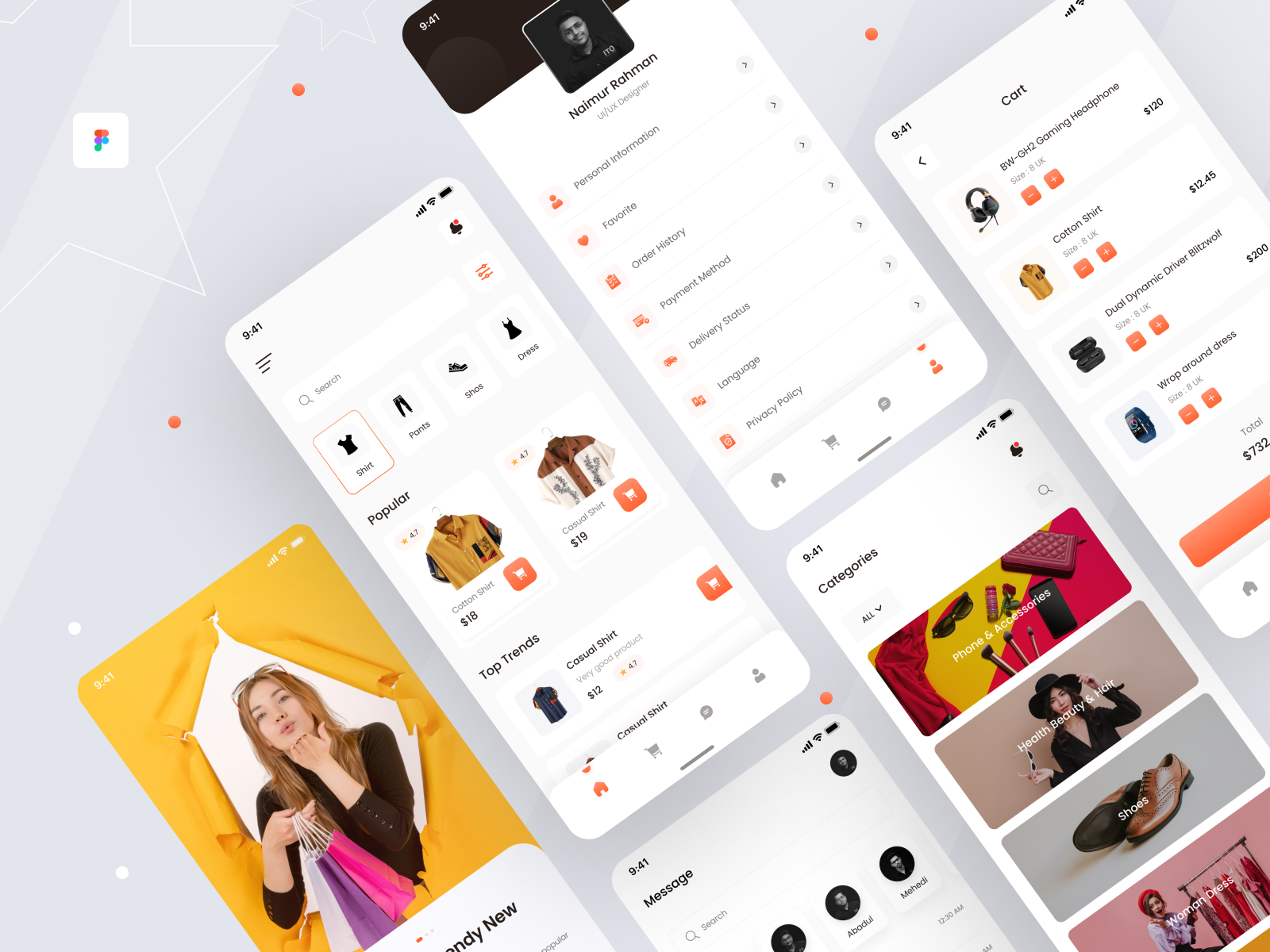 E-commerce - Mobile App (Part 1) by Naimur Rahman on Dribbble