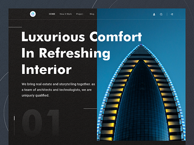 Interior Design Website Header