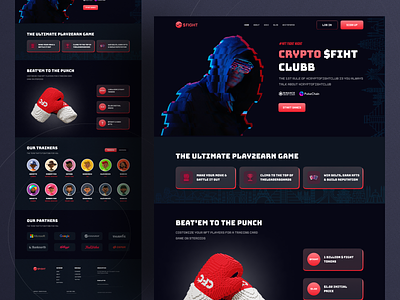 NFT Fighting Game Website Design 3d 3d nft creative crypto game cryptocurrency defi design etheric fighting game game kong kongz league motion nba nft game rkl rumble ui ux
