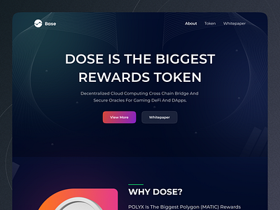 DOSE Token - Website Design