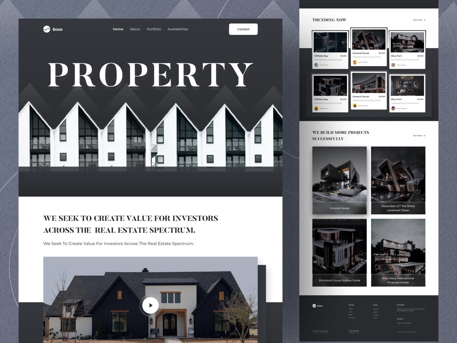 Property Landing Page by Naimur Rahman for ITO Team on Dribbble