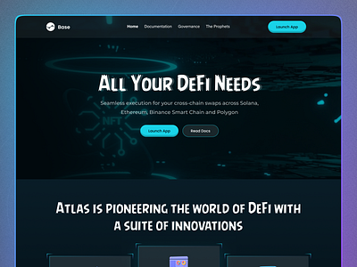 Defi Landing Page