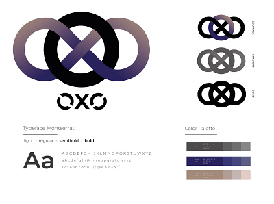 OXO Logo Design design graphic illustration illustrator logo minimal typography vector