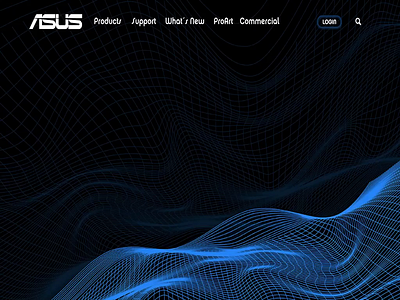ASUS Landing Page asus design illustration logo ui ux