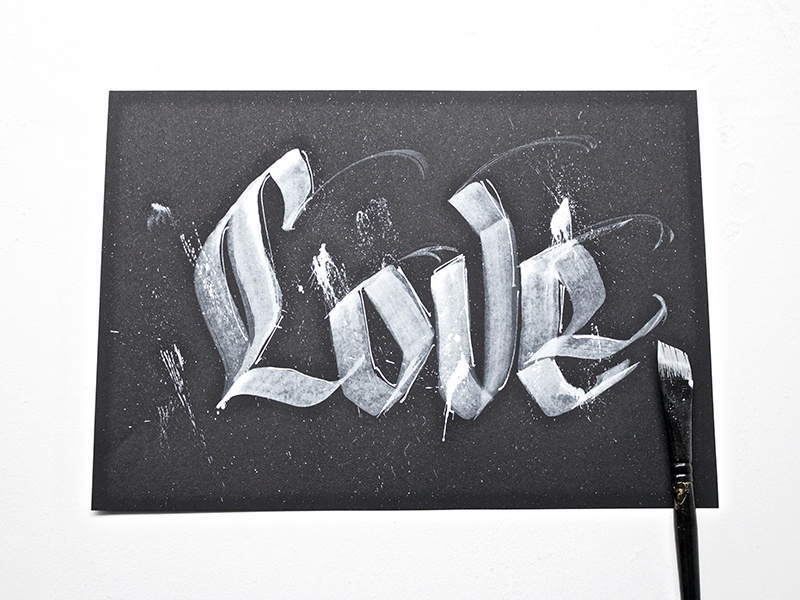 Love type typography hellotype handmade custom letters brushcalligraphy brushpen brushlettering lettering brush calligraphy