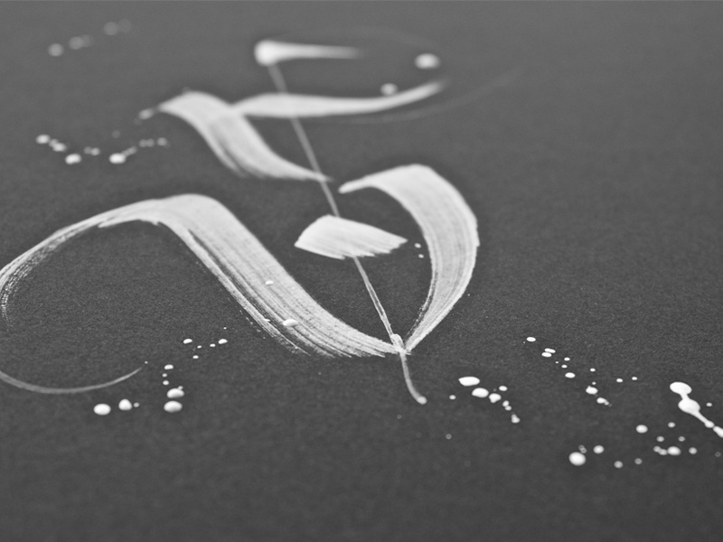 Lettering S Detail typography type letters lettering hellotype handmade custom calligraphy brushpen brushlettering brushcalligraphy brush
