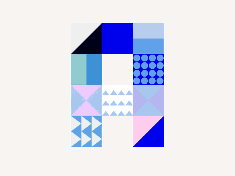 Abstract 36daysoftype a circles letter type typography