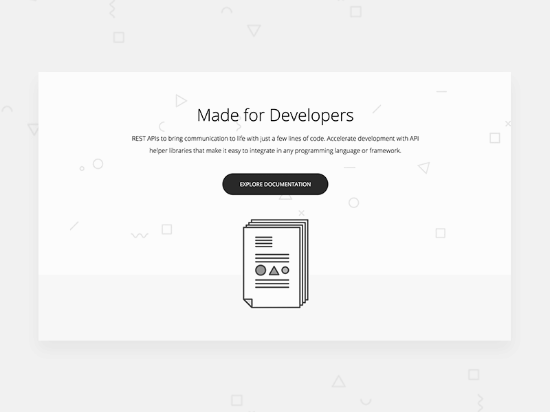 Made for developers