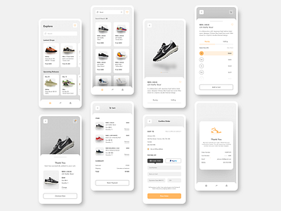 E-Commerce – Sneakers Marketplace Store App Concept