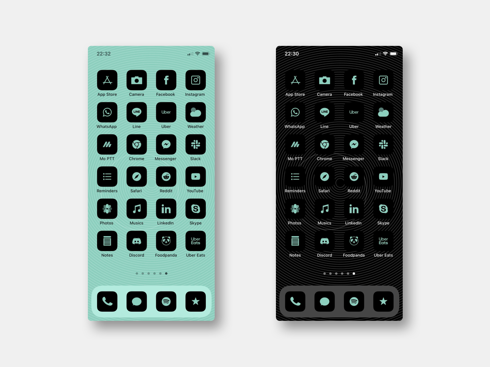 MINT iOS 14 Customized Icons by Luke Liu on Dribbble