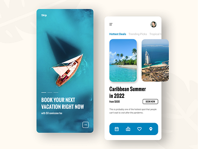 Travel & Vacation Booking Mobile App app design app ui booking app minimal mobile app mobile design mobile ui product design travel agency travel app travel booking traveling ui ui design ux