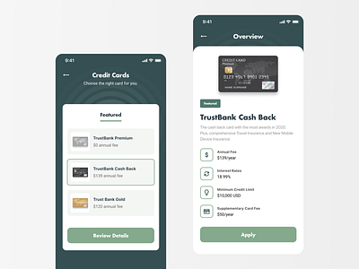 credit card sign up - UI concepts