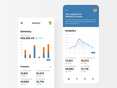 e-commerce analytics - mobile app concept analytics analytics chart chart dashboard data data visualization dataviz ecommerce ecommerce app finance mobile ui product design revenue seo statistics ui ux
