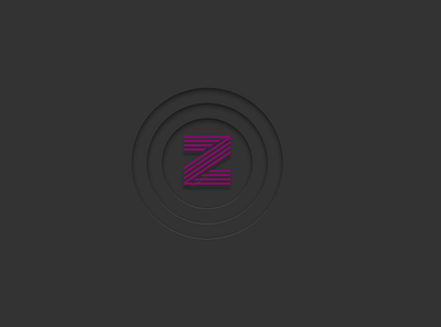 Dark Z Paper Style branding branding design logo photoshop