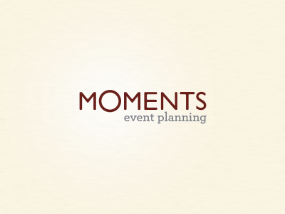 Moments Event Planning archer logo type