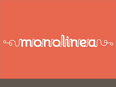 Monologo line logo swash