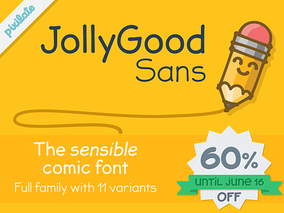 Jollygood Sans Font comic comic sans design family font freebie fun handwriting handwritten sans type typography