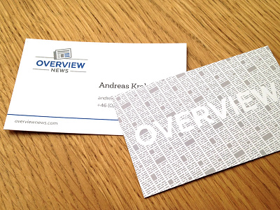 Overview Card