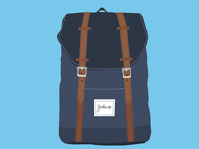 Herschel bag herschel illustration