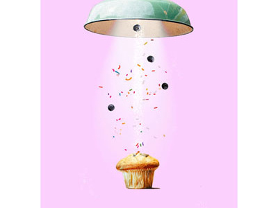 We see things differently. ad advertising muffin photo manipulation photoshop print