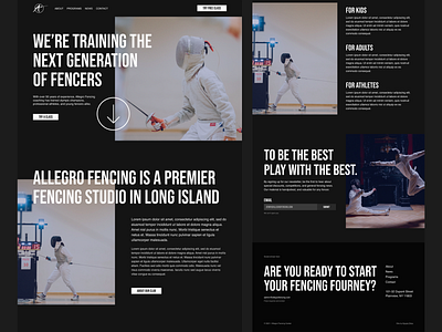 Homepage sports website design figma landing modern sports sports branding ui ux web design