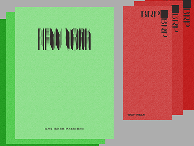 BRP branding business card concept design illustration modern paper print print design typography ui