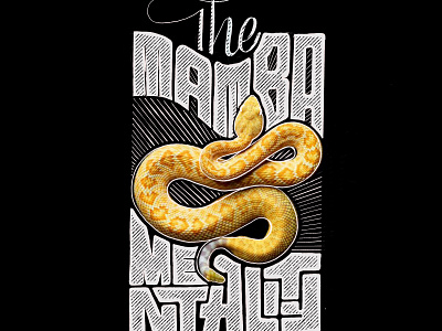 The Mamba Mentality · Lettering