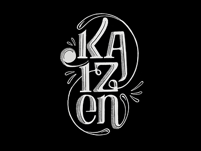 Kaizen · Lettering