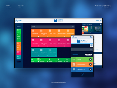 Technology for Education · Product Design branding case study education education website intranet product design responsive design school webapp webdesign