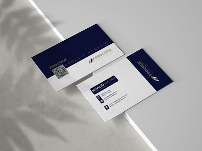 Procode Business Card branding business businesscard card design flat minimal printing design typography