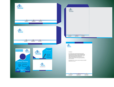 0212 branding bussines card envelope id card design illustration logo typography vector