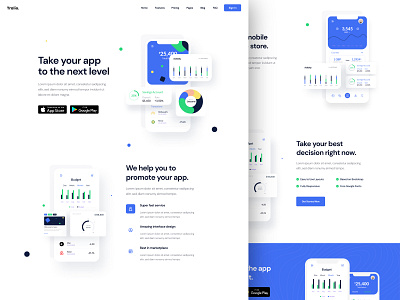 Tralio landing page