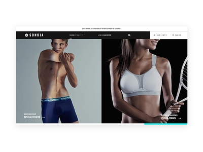 Design UI/UX - E-commerce Sonkia design ecommerce sport ui ui ux design ux web webdesign