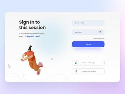 Sign In UI forms glass login login form signin ui ux ux design website design