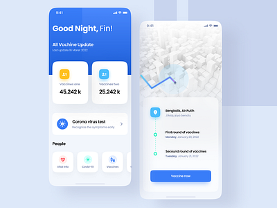 Vaccine App UI Design