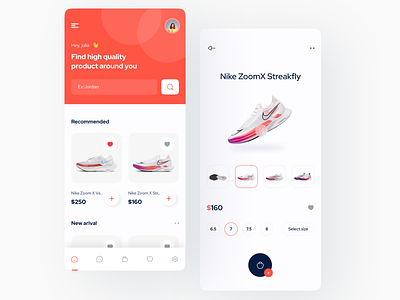 Shoes Store 🛒 adidas airmax animation app design brand clean footwear jordan mobile mobile design nike air online shopping popular feed first puma reebok shoes shoes store uiux ux vans
