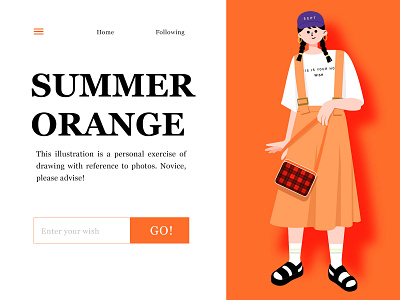 Orange summer