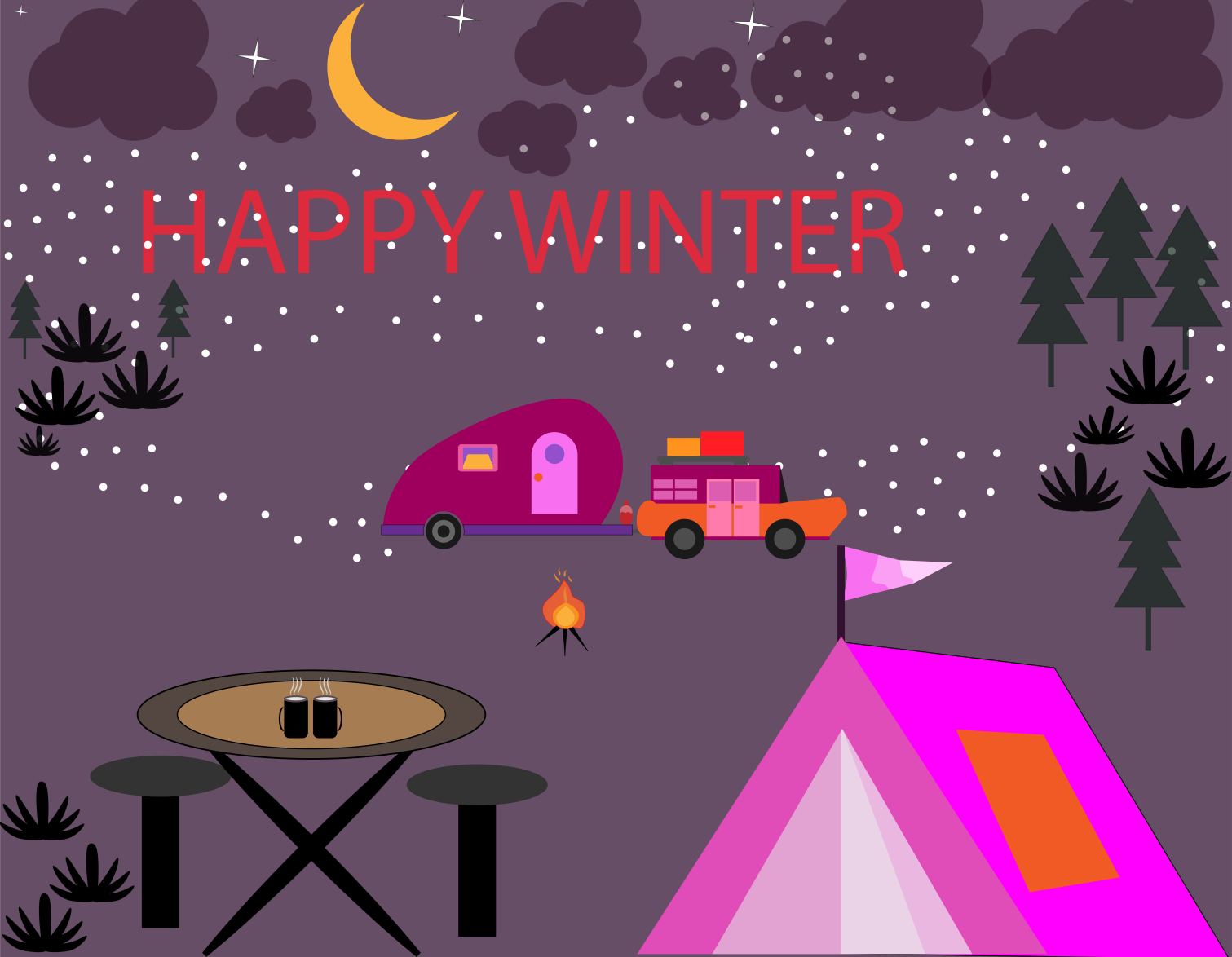 Happy Winterartboard 2 By Ali Haroon On Dribbble