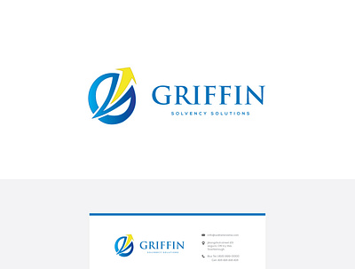 GRIFFIN LOGO AND STATIONERY branding business card letterhead logo office template pictorial logo stationery