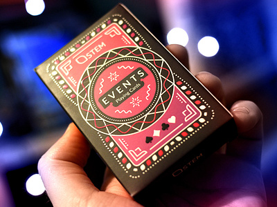 Playing cards box brand design branding illustrations packagedesign