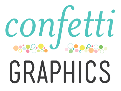 Confetti Graphics Logo confetti logo